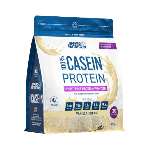 100% Casein Protein 900g - Vanilla Cream