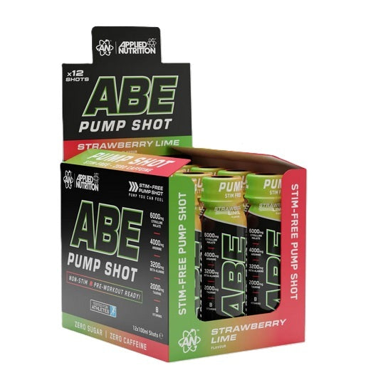 ABE Pump Shot 12 x 100ml - Strawberry Lime