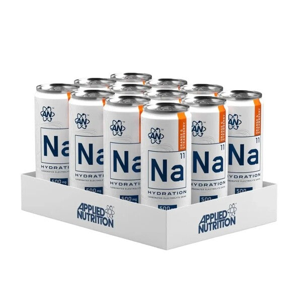 Na11 Hydration Cans 12 x 330ml - Orange & Strawberry