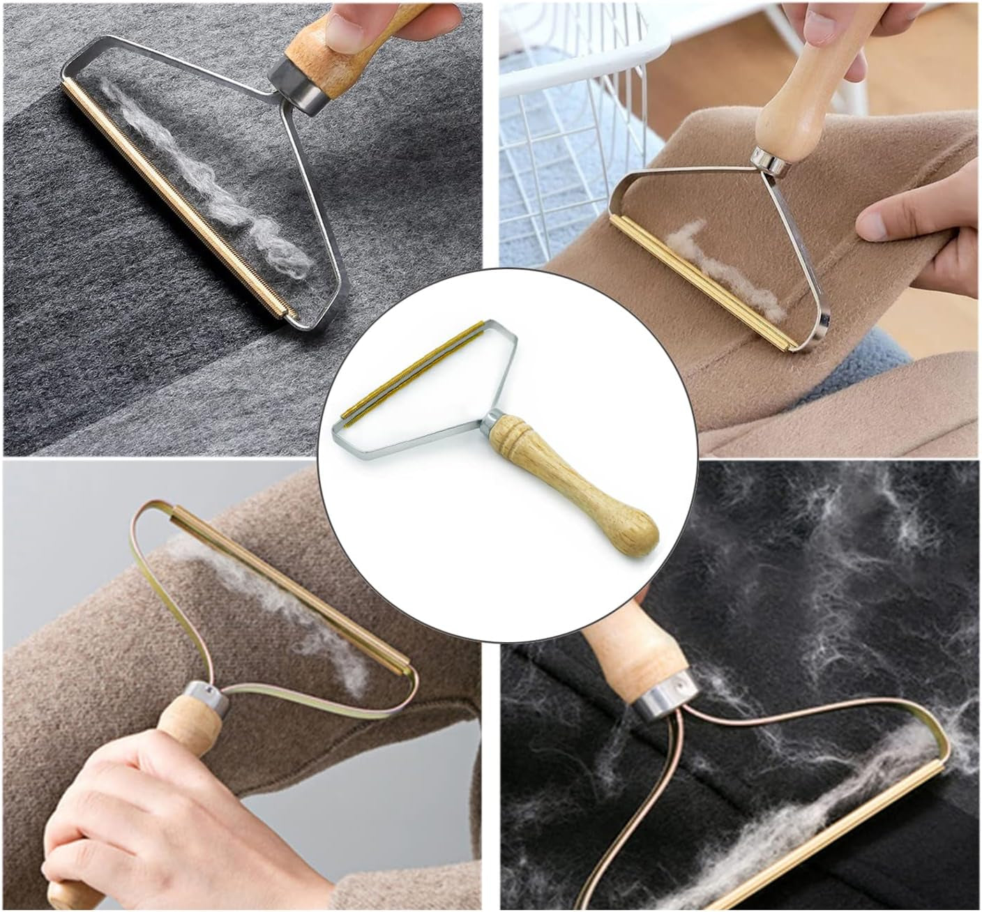 Lint Remover Portable Pet Hair Remover,Reusable Lint Fabric Shaver Carpet Roller Scraper,For Carpet,Fabric Sofas,Beds, Furniture, Clothes Cat、Dog Hair Removal Cleaning Professional Tools