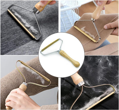 Lint Remover Portable Pet Hair Remover,Reusable Lint Fabric Shaver Carpet Roller Scraper,For Carpet,Fabric Sofas,Beds, Furniture, Clothes Cat、Dog Hair Removal Cleaning Professional Tools