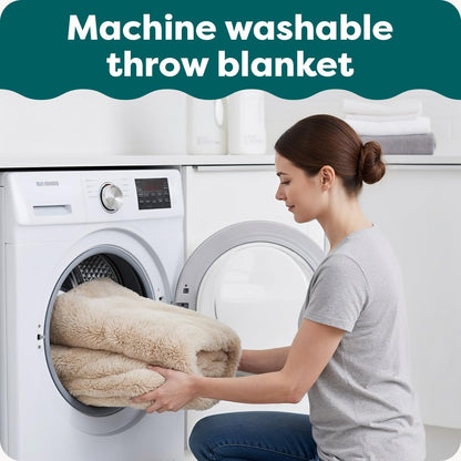 Waterproof Throw Blanket for Dogs & Indoor Cats, Reversible Protective Pet Blanket, Extra Large, Long Faux Fur & Velvet, Gray