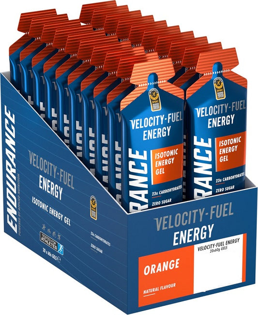 Endurance Energy Isotonic Gel 20 x 60g - Orange