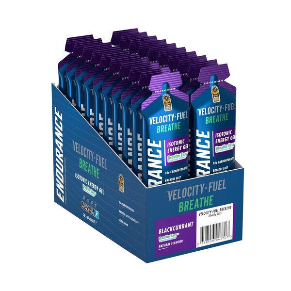 Endurance Breathe Isotonic Gel 20 x 60g - Blackcurrant