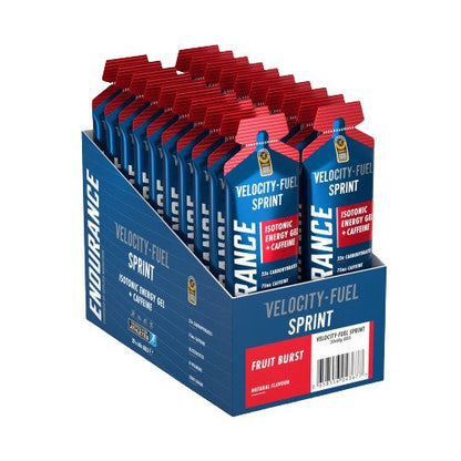 Endurance Sprint Gel + Caffeine 20 x 60g - Fruit Burst