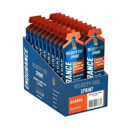 Endurance Sprint Gel + Caffeine 20 x 60g - Orange