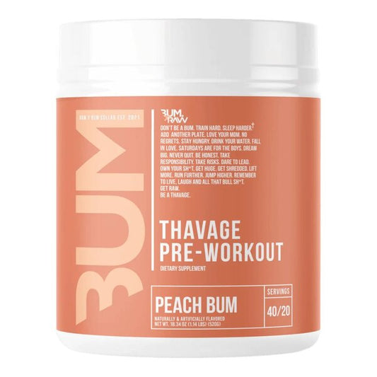 Thavage Pre-Workout 520g - Peach Bum