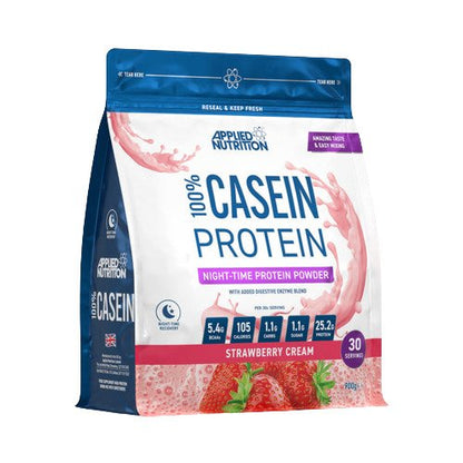 100% Casein Protein 900g - Strawberry Cream