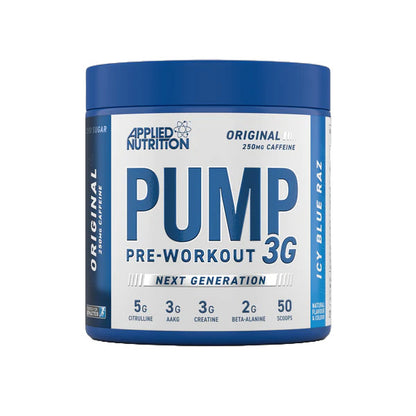 Pump 3G Pre-Workout 375g - Icy Blue Raz