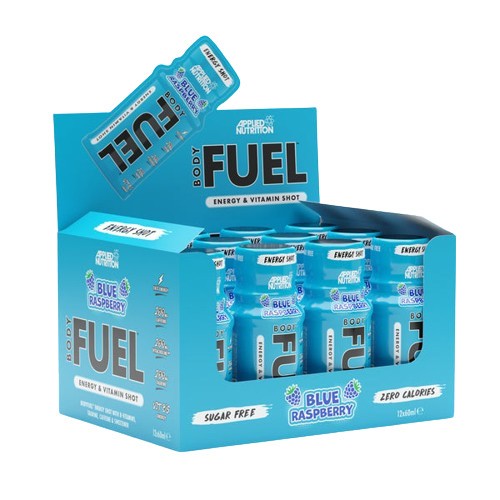 Bodyfuel Energy Shots 12 x 60ml - Blue Raspberry
