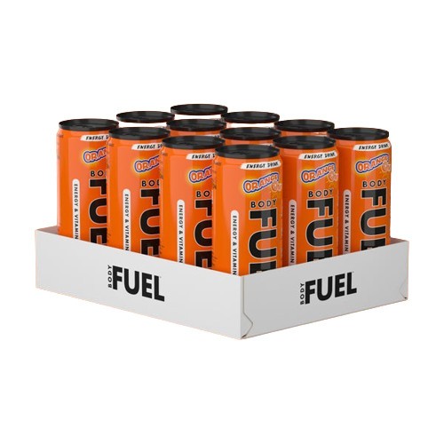 Bodyfuel Energy Cans 12 x 330ml - Orange