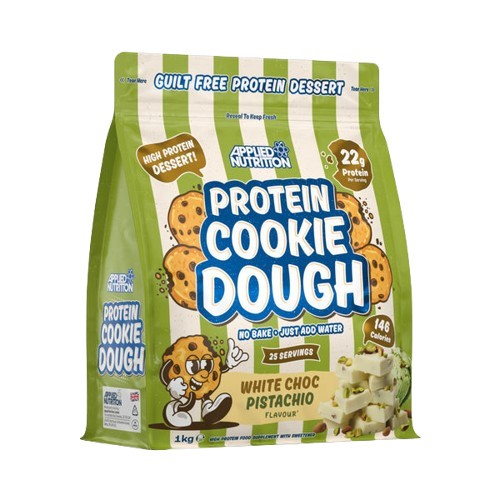 Protein Cookie Dough Dessert 1000g - White Choc Pistachio