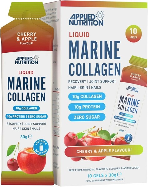 Liquid Marine Collagen 10 x 30g - Cherry & Apple