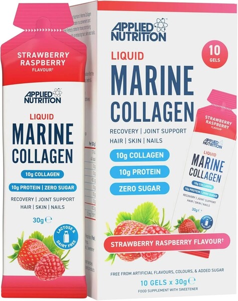 Liquid Marine Collagen 10 x 30g - Strawberry Raspberry