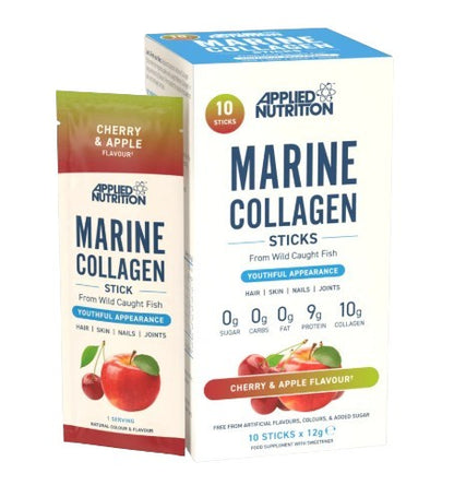 Marine Collagen Sticks 10 x 12g - Cherry & Apple