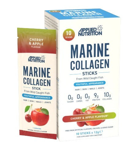 Marine Collagen Sticks 10 x 12g - Cherry & Apple
