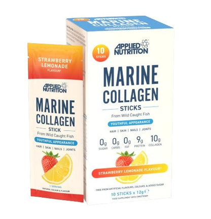 Marine Collagen Sticks 10 x 12g - Strawberry Lemonade