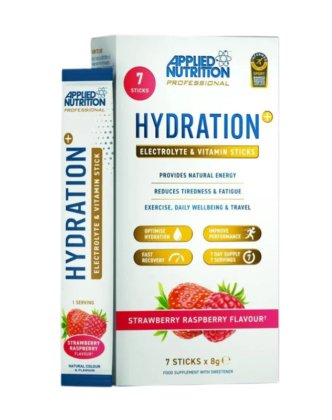 Hydration + Electrolyte Stick Packs 7 x 8g - Strawberry Raspberry