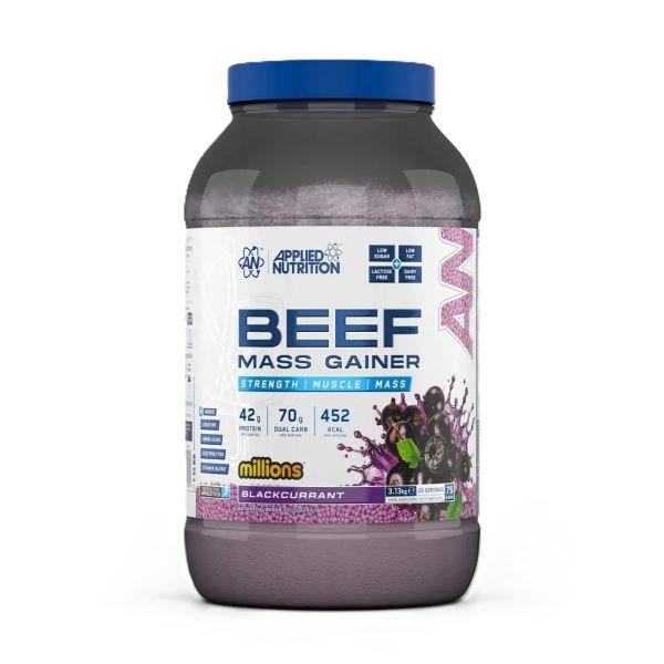 Beef Mass Gainer 3130g - Millions Blackcurrant