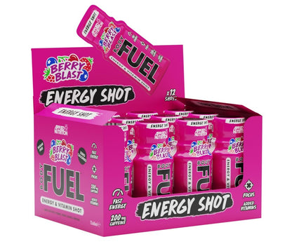 Bodyfuel Energy Shots 12 x 60ml - Berry Blast
