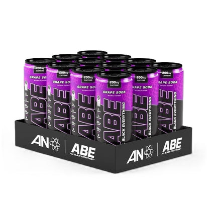 ABE Energy + Performance Cans 12 x 330ml - Grape Soda