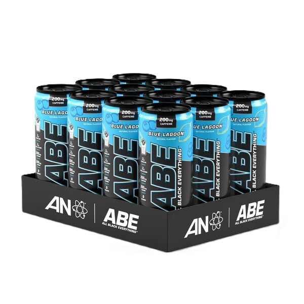 ABE Energy + Performance Cans 12 x 330ml - Blue Lagoon