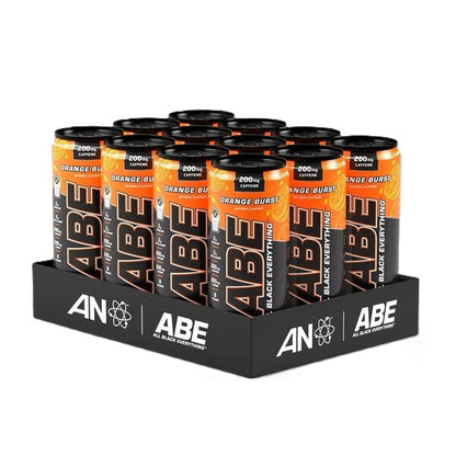 ABE Energy + Performance Cans 12 x 330ml - Orange Burst
