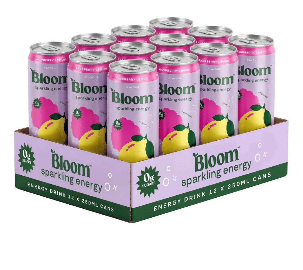 Sparkling Energy 12x250ml - Raspberry Lemon