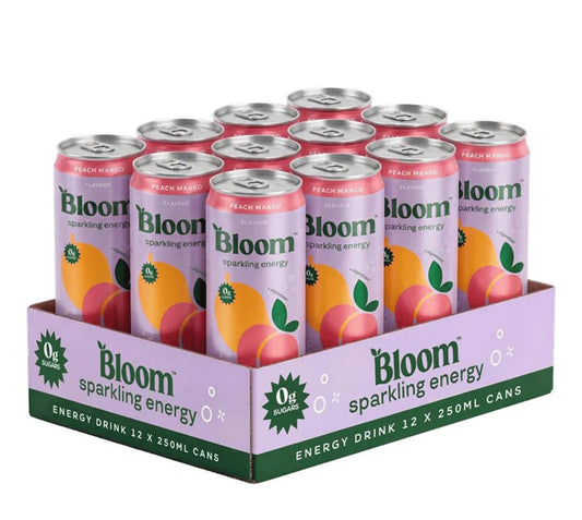 Sparkling Energy 12x250ml - Peach Mango