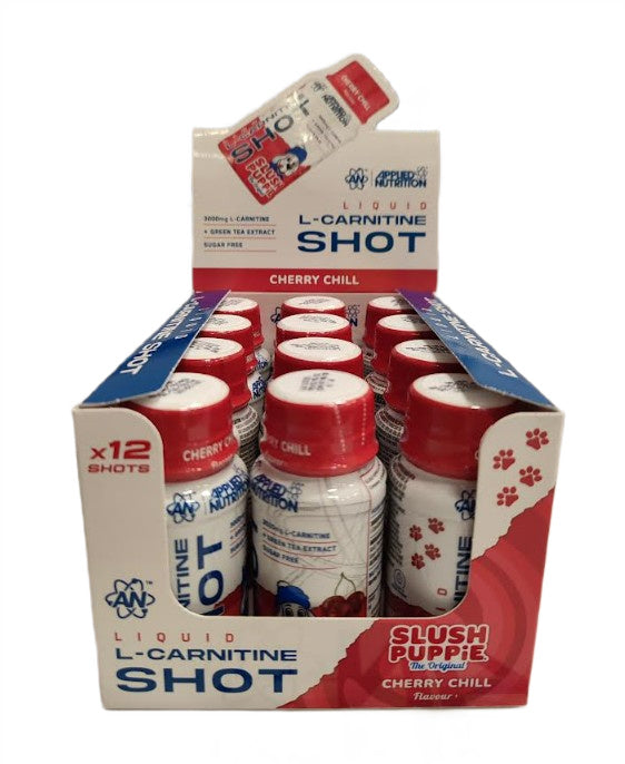 Liquid L-Carnitine Shot 12 x 60ml - Slush Puppie Cherry Chill