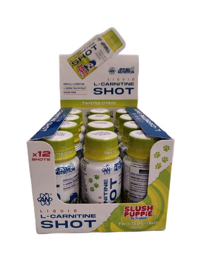 Liquid L-Carnitine Shot 12 x 60ml - Slush Puppie Twisted Citrus