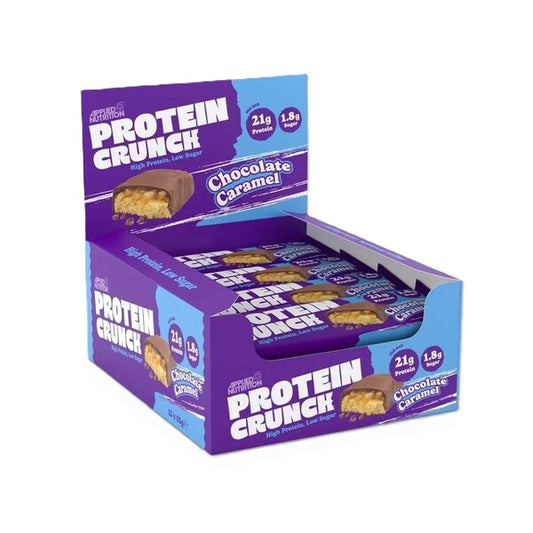 Applied Protein Crunch Bar 12 x 62g - Milk Chocolate Caramel