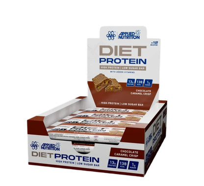 Diet Protein Bar 12 x 45g - Chocolate Caramel Crisp